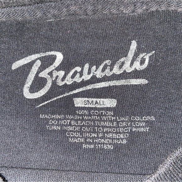 1994 Metallica Pushead Flaming Skull 90s Tour Y2K Bravado Reprint T Shirt Size S - Picture 3 of 3